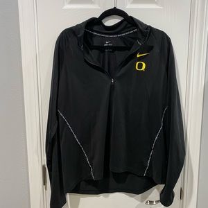 Oregon Nike Dri fit half zip